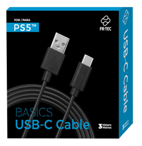 Frtec - Cable Usb-C Para Playstation 5, 3 Metros (Playstation 5) Frtec - Cable Usb-C Para Playstation 5, 3 Metros (Playstation 5)